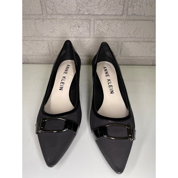 Anne Klein Marylyn Black Pump Size 9.5